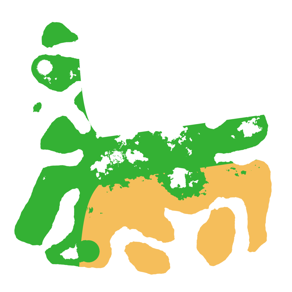 Biome Rust Map: Barren, Size: 3500, Seed: 4022347