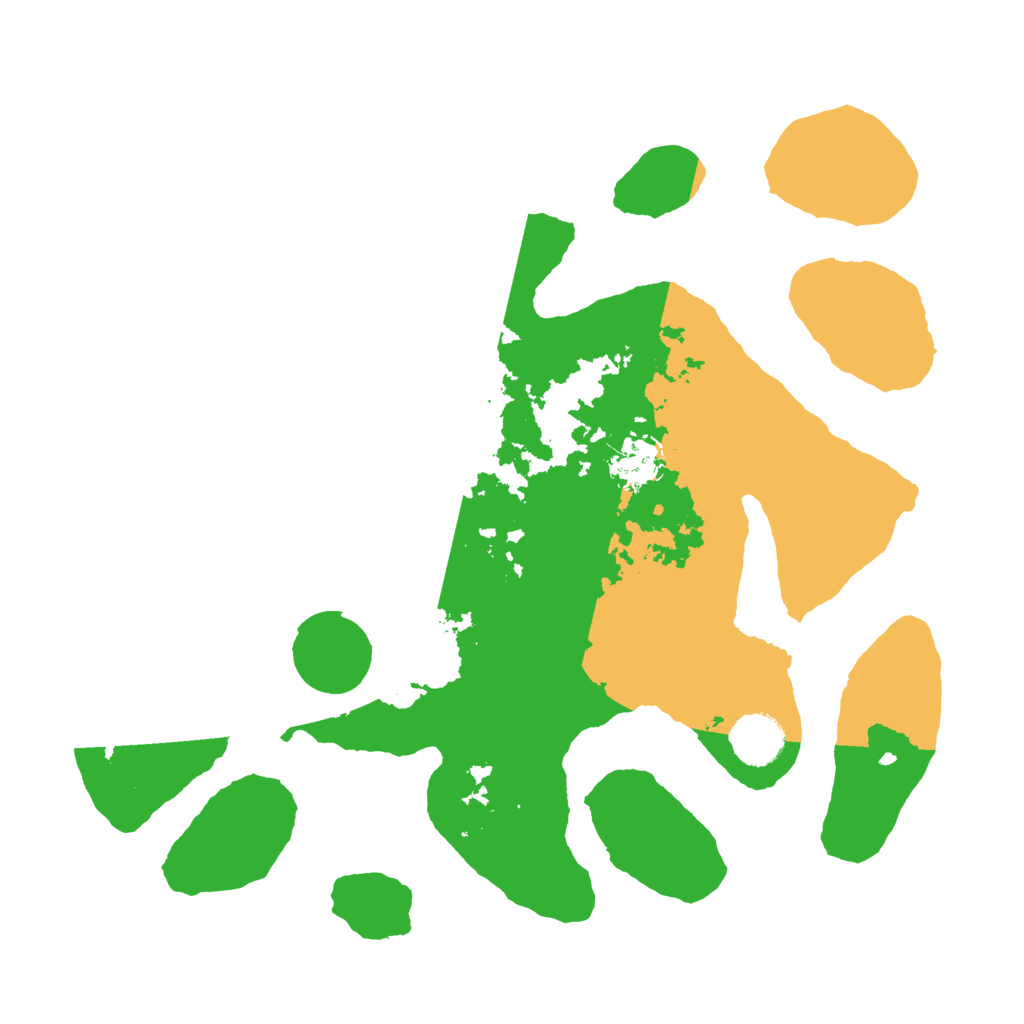 Biome Rust Map: Barren, Size: 3500, Seed: 2585543