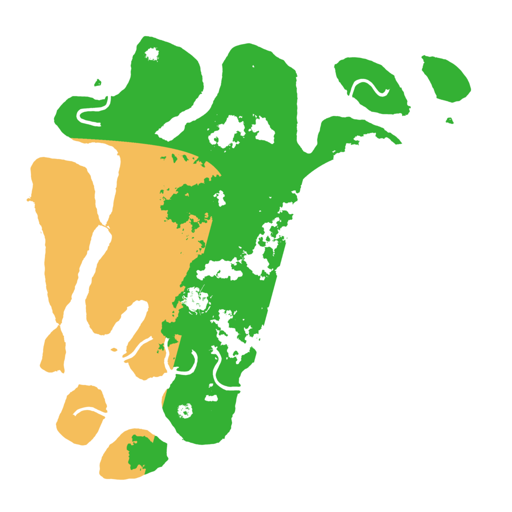 Biome Rust Map: Procedural Map, Size: 3500, Seed: 5316913