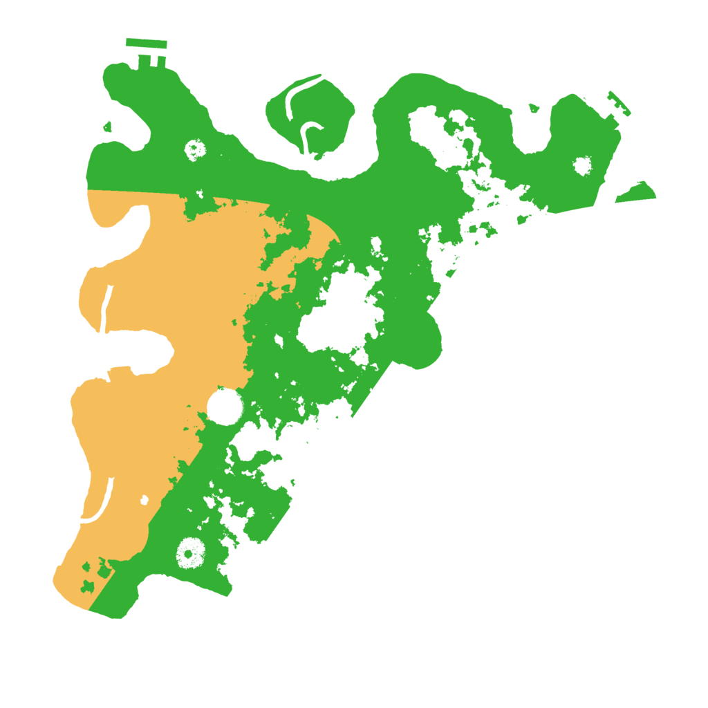Biome Rust Map: Procedural Map, Size: 3500, Seed: 322167