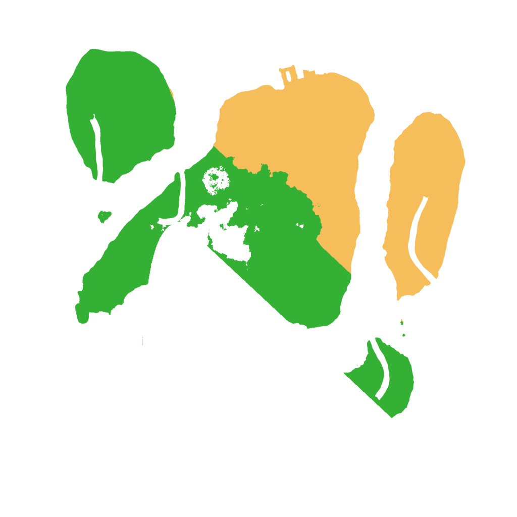 Biome Rust Map: Procedural Map, Size: 2000, Seed: 23724138