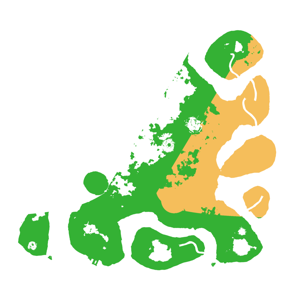 Biome Rust Map: Procedural Map, Size: 3500, Seed: 4400385