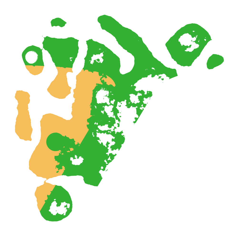 Biome Rust Map: Barren, Size: 3500, Seed: 1032216