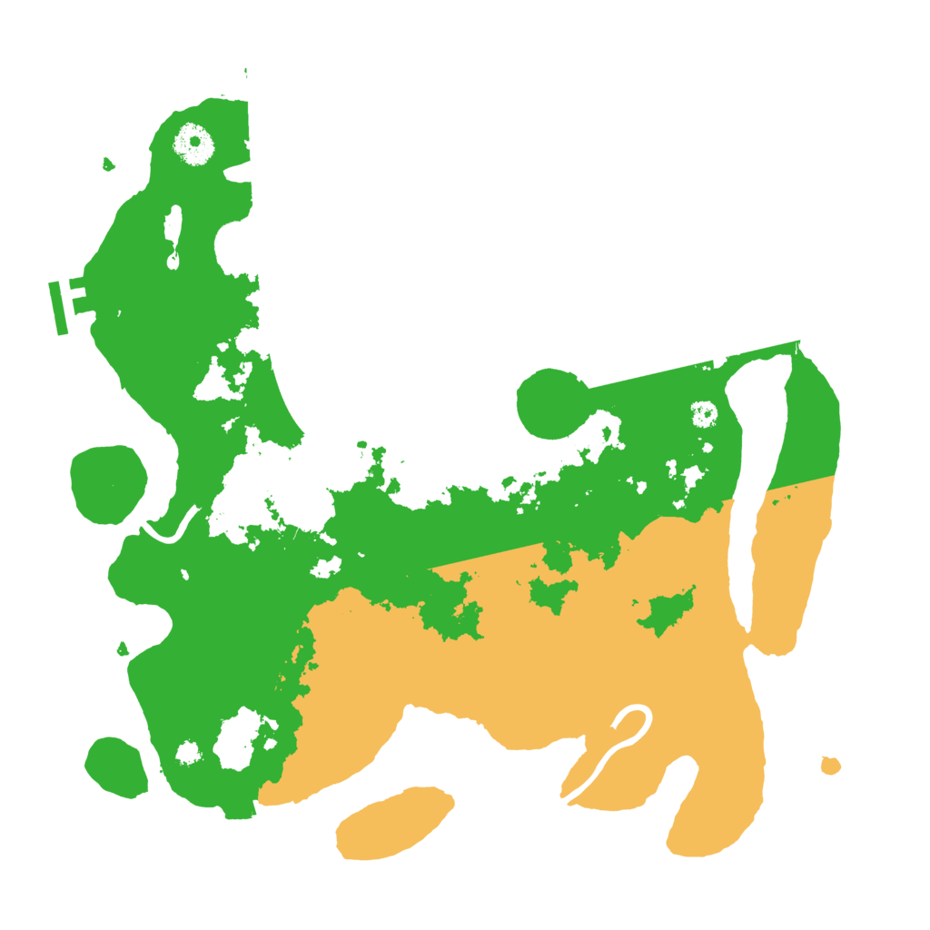 Biome Rust Map: Procedural Map, Size: 3500, Seed: 3409005