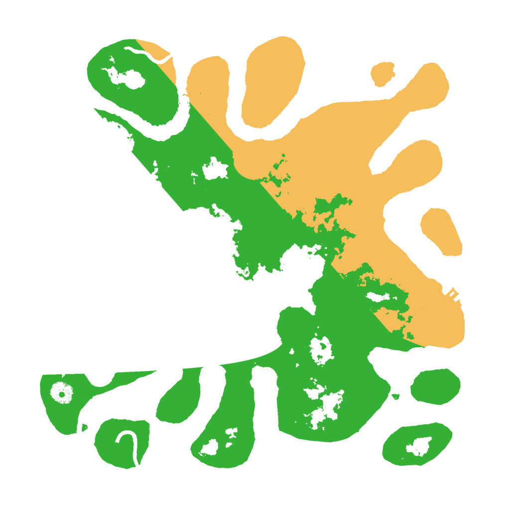 Biome Rust Map: Procedural Map, Size: 3500, Seed: 1581427