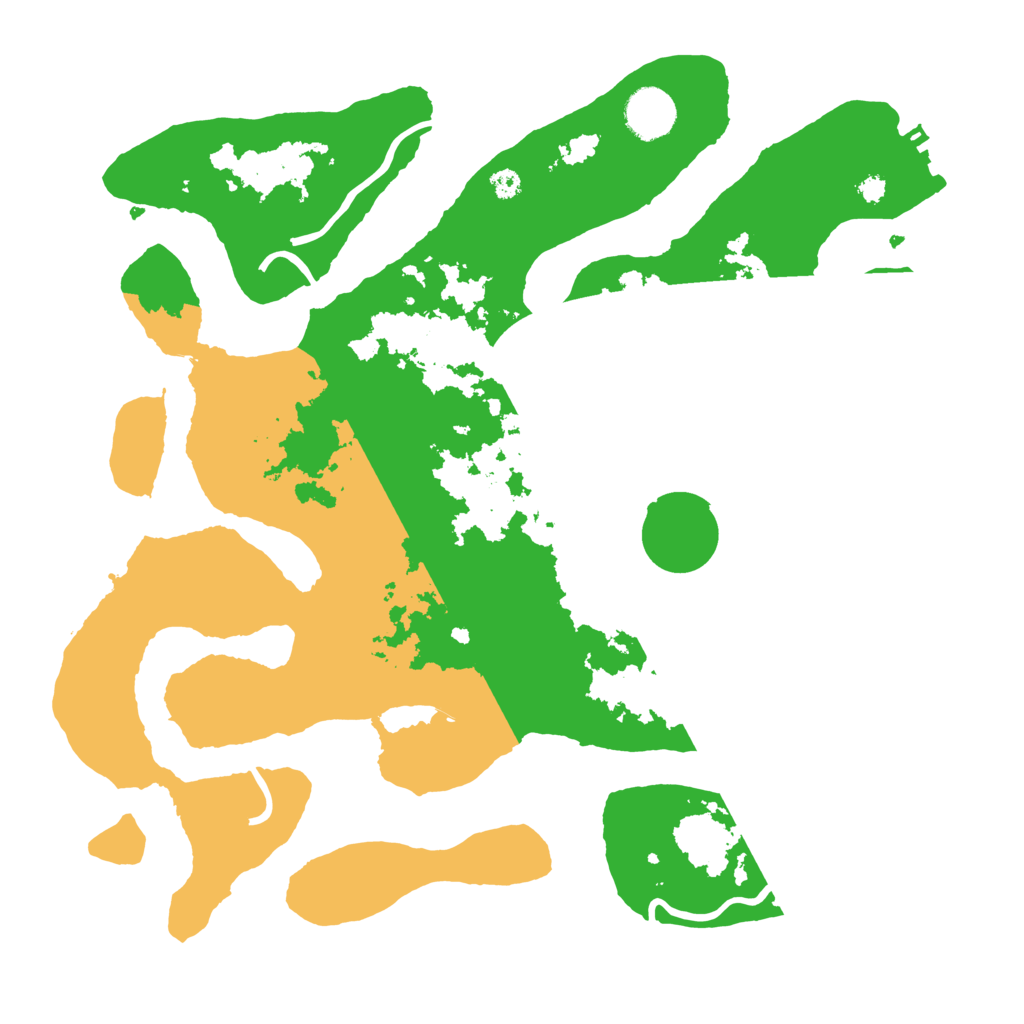 Biome Rust Map: Procedural Map, Size: 3550, Seed: 74591