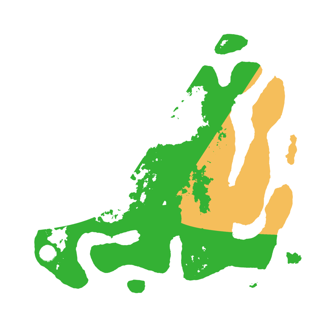 Biome Rust Map: Barren, Size: 3500, Seed: 2871105