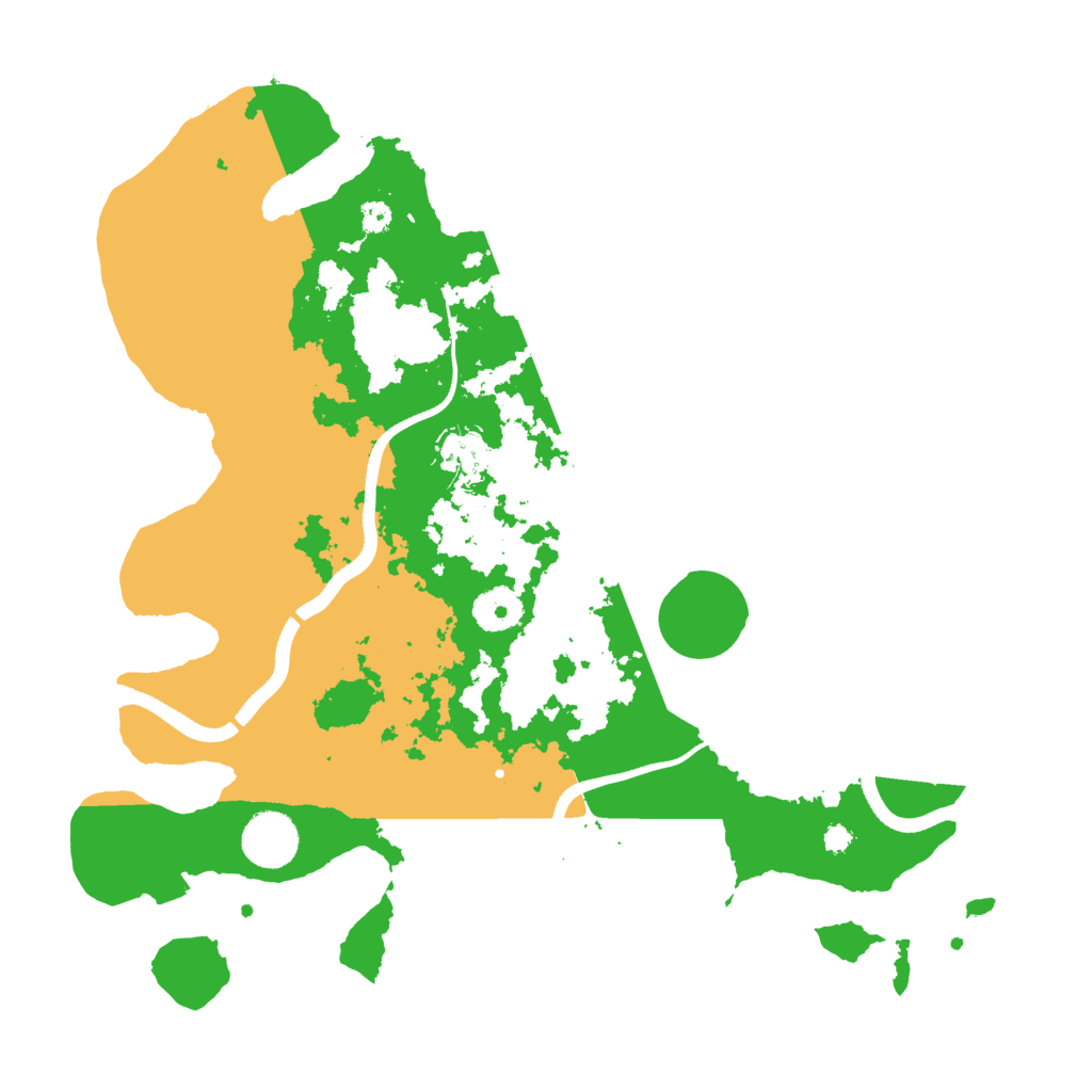 Biome Rust Map: Procedural Map, Size: 3500, Seed: 5900289