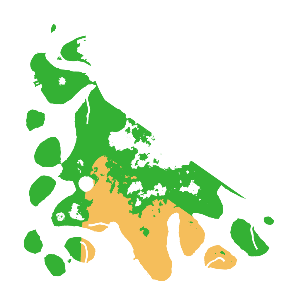 Biome Rust Map: Procedural Map, Size: 3600, Seed: 2463777