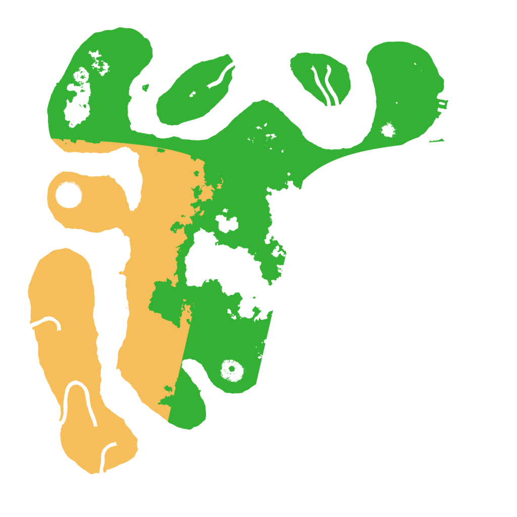 Biome Rust Map: Procedural Map, Size: 3500, Seed: 2143729