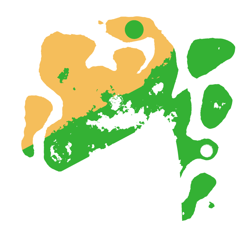 Biome Rust Map: Barren, Size: 3500, Seed: 3714876