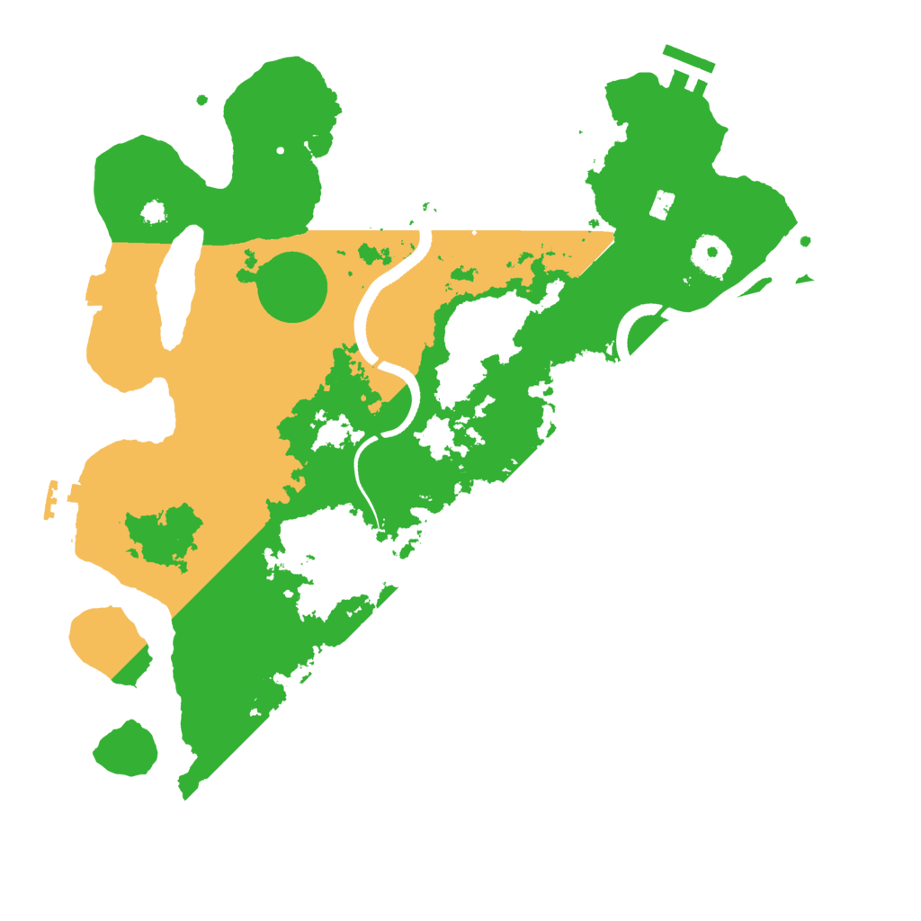 Biome Rust Map: Procedural Map, Size: 3500, Seed: 2720727