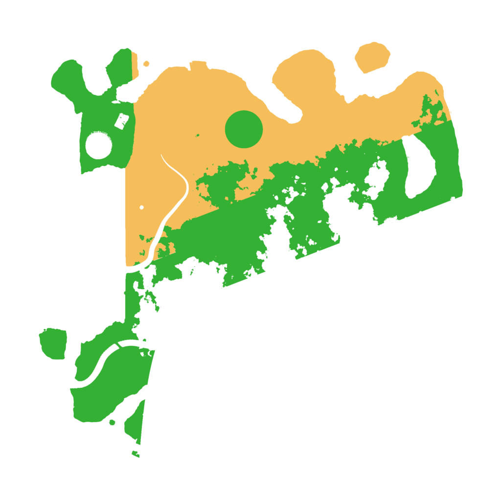 Biome Rust Map: Procedural Map, Size: 3500, Seed: 2836817