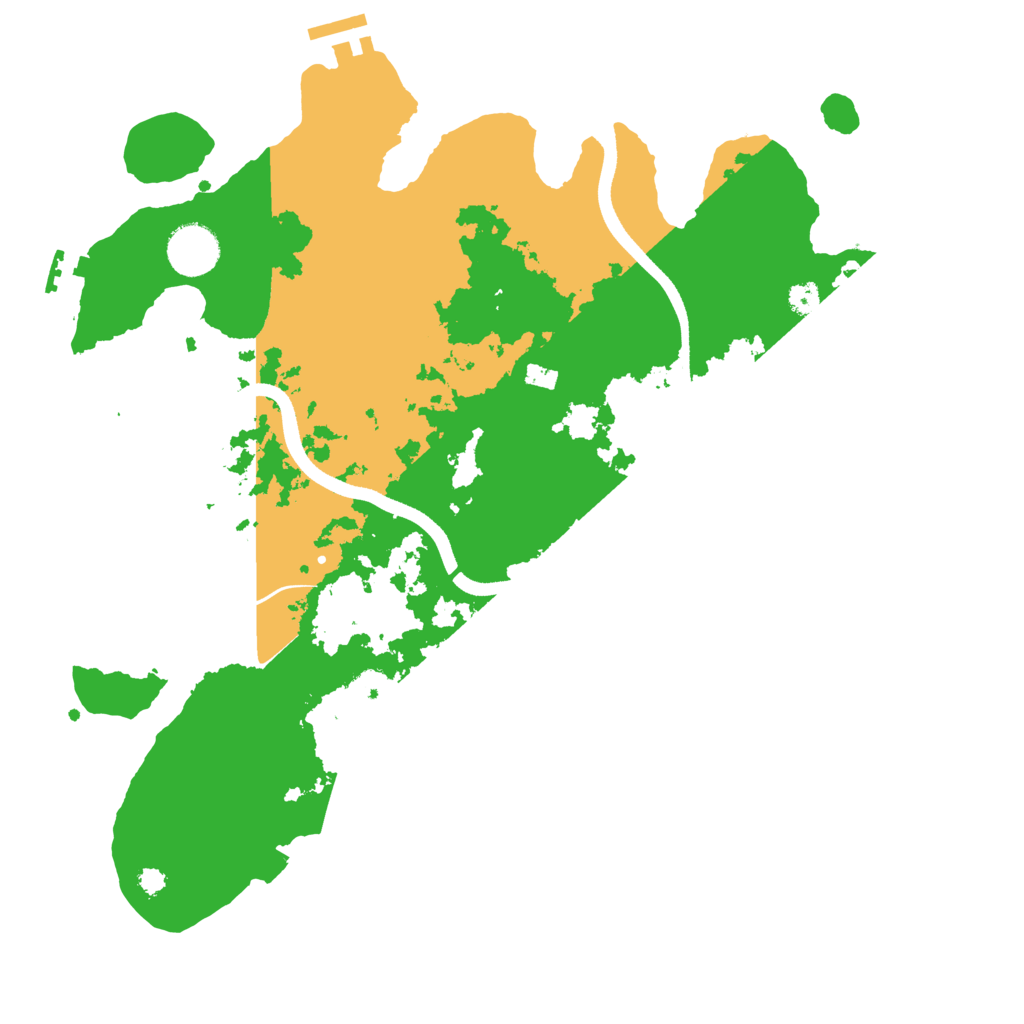 Biome Rust Map: Procedural Map, Size: 3500, Seed: 671786