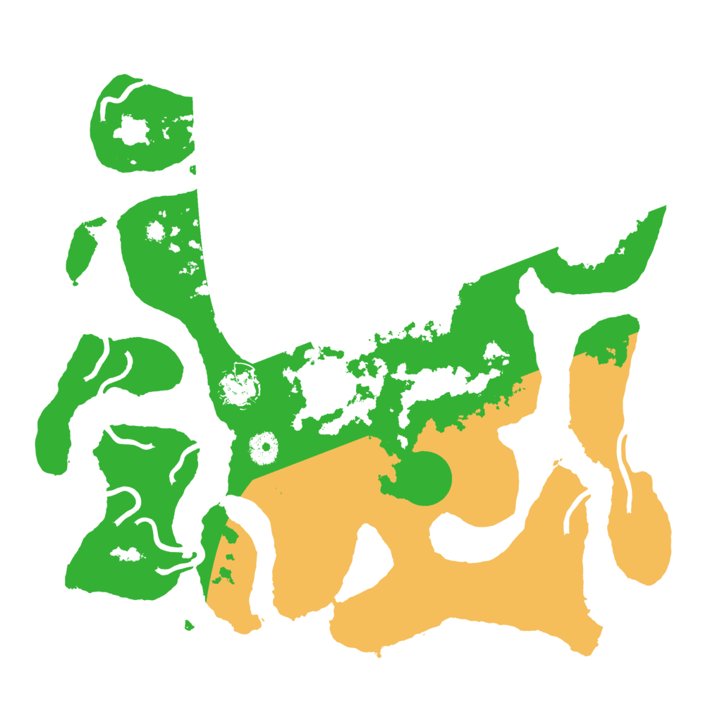 Biome Rust Map: Procedural Map, Size: 3500, Seed: 4320389