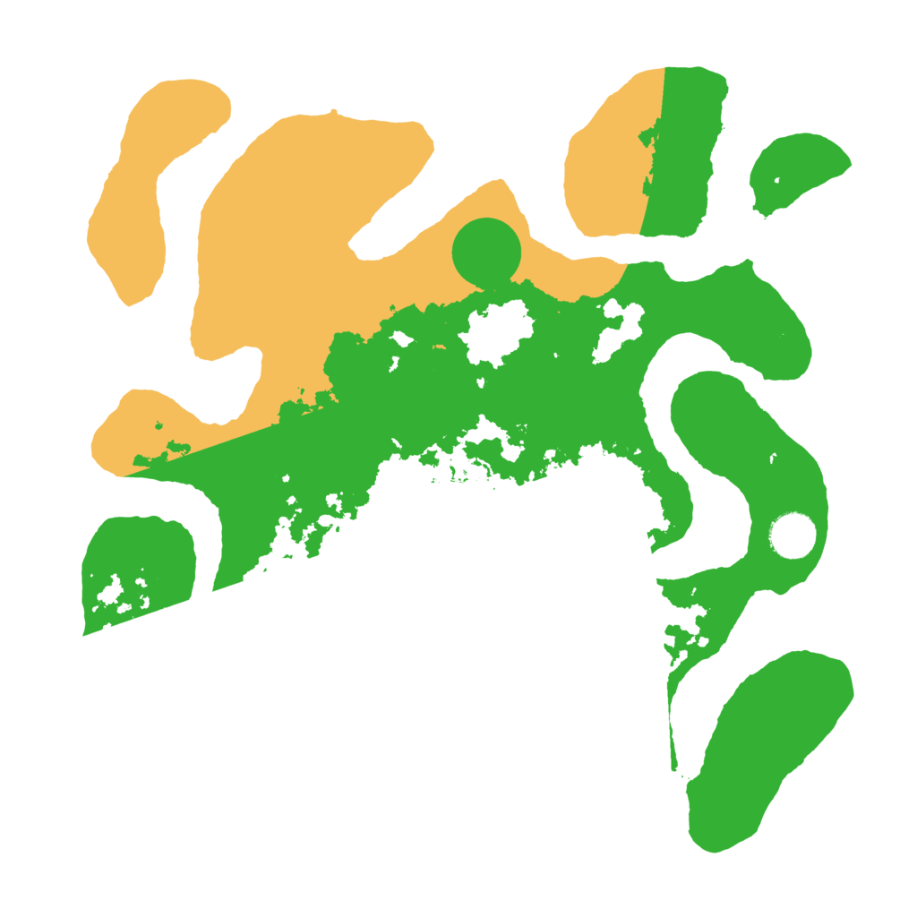 Biome Rust Map: Barren, Size: 3500, Seed: 4619259