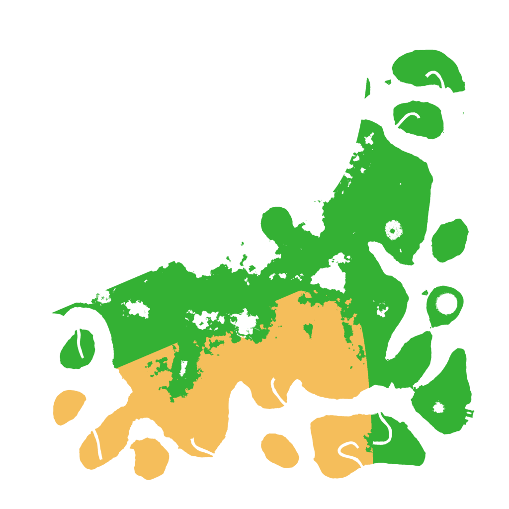 Biome Rust Map: Procedural Map, Size: 4250, Seed: 4953422
