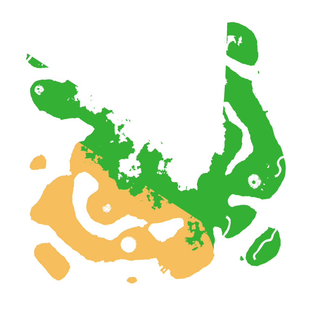 Biome Rust Map: Procedural Map, Size: 3500, Seed: 5069705