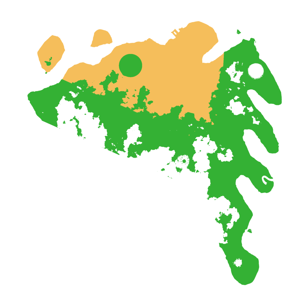 Biome Rust Map: Procedural Map, Size: 3500, Seed: 1505800