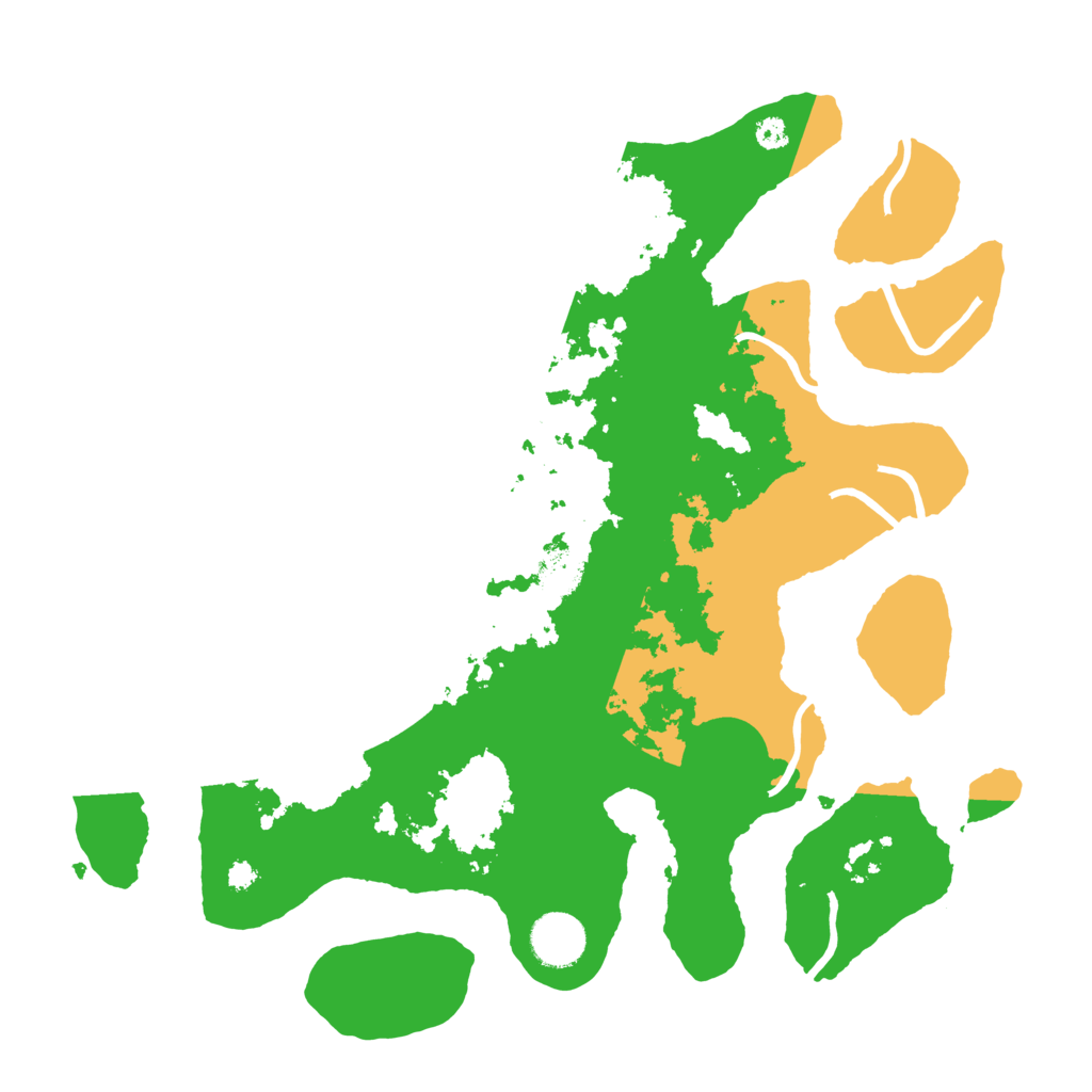 Biome Rust Map: Procedural Map, Size: 3500, Seed: 956434
