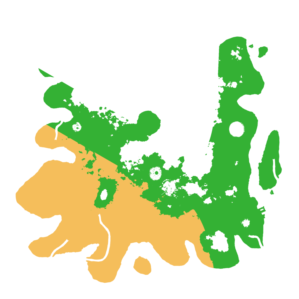 Biome Rust Map: Procedural Map, Size: 3500, Seed: 4090508