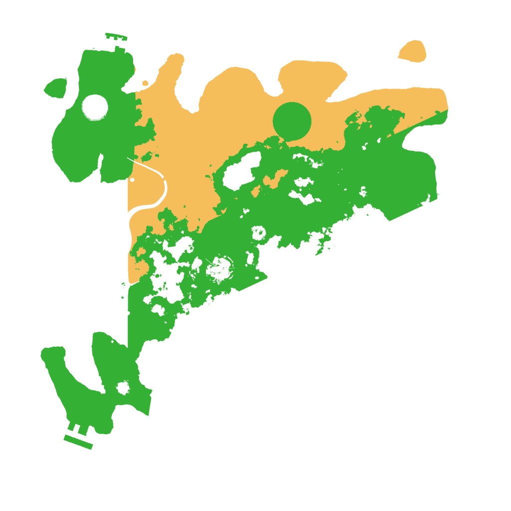 Biome Rust Map: Procedural Map, Size: 3500, Seed: 5704211