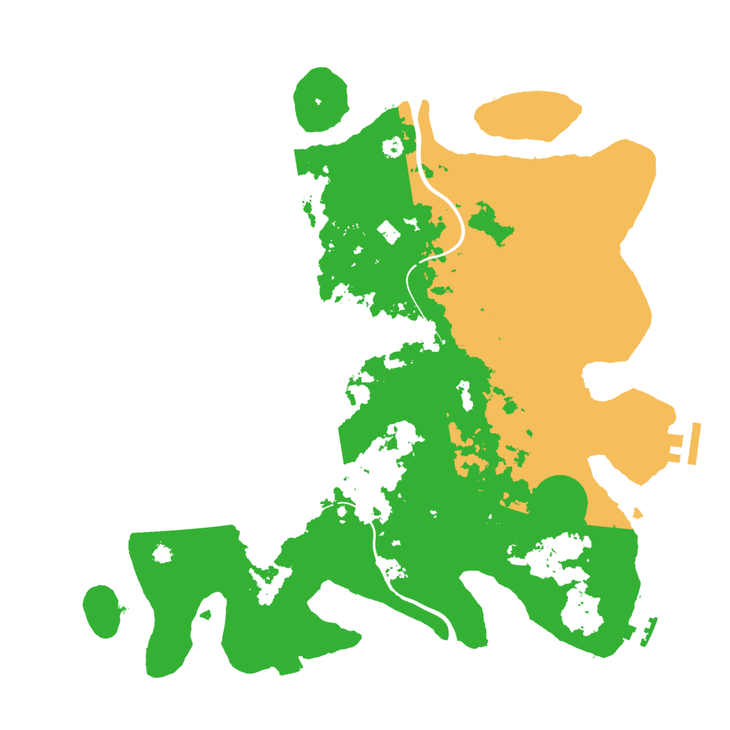 Biome Rust Map: Procedural Map, Size: 3500, Seed: 5973505
