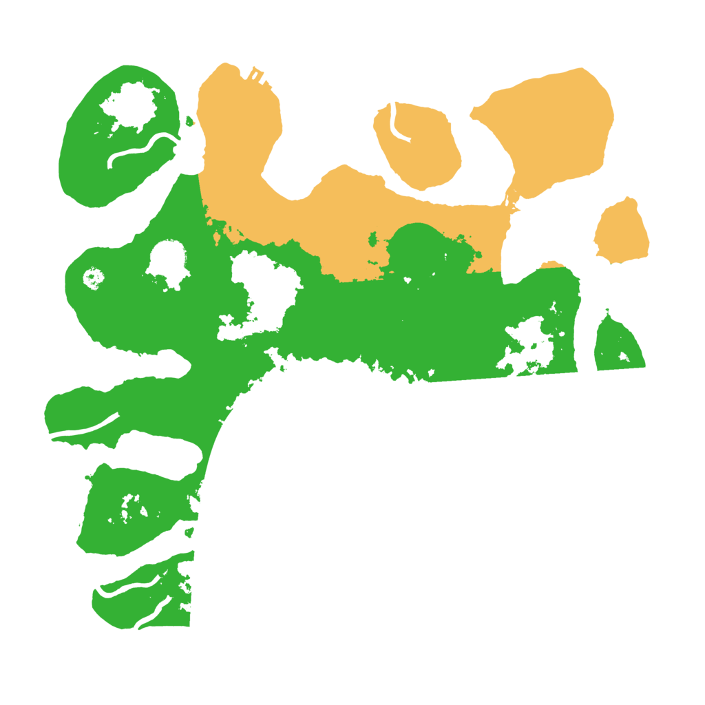 Biome Rust Map: Procedural Map, Size: 3500, Seed: 1096630