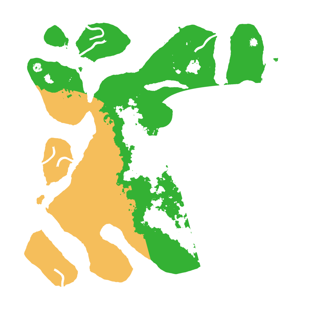 Biome Rust Map: Procedural Map, Size: 3500, Seed: 4586700