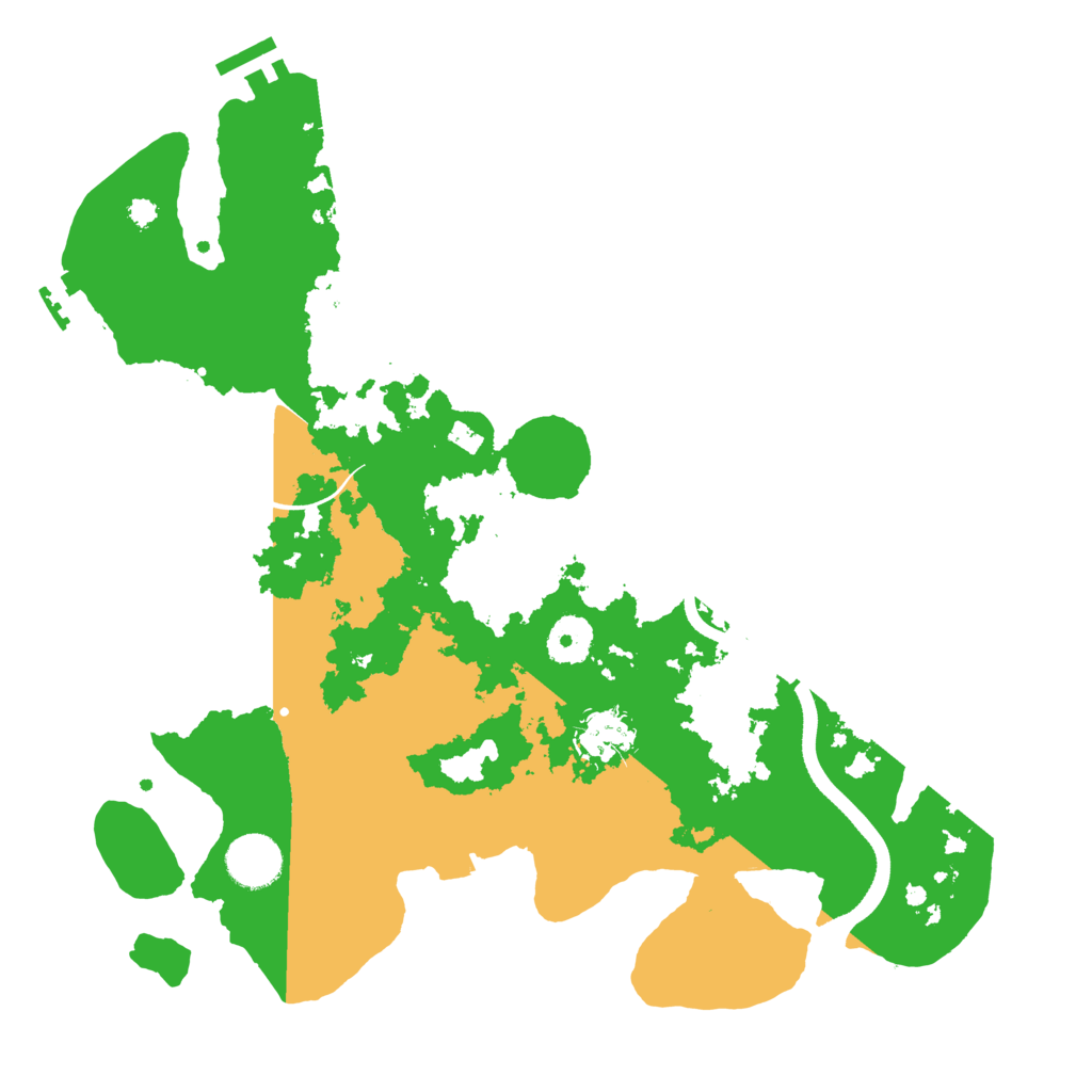 Biome Rust Map: Procedural Map, Size: 3500, Seed: 3529539