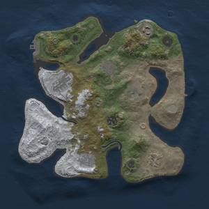 Thumbnail Rust Map: Procedural Map, Size: 3000, Seed: 1081457151, 16 Monuments