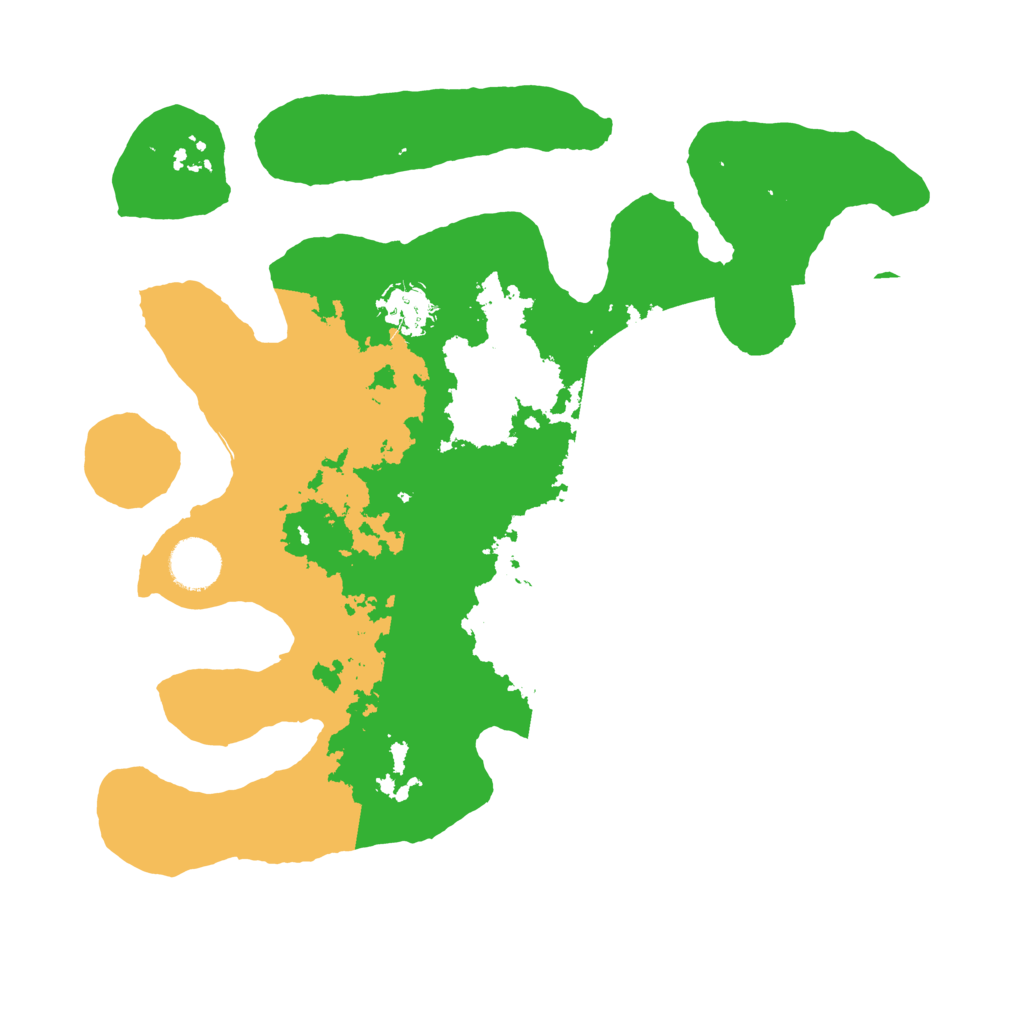 Biome Rust Map: Barren, Size: 3500, Seed: 572388