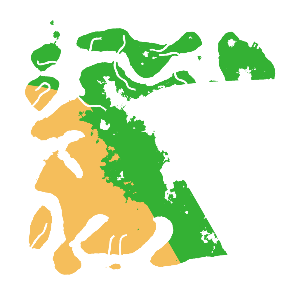 Biome Rust Map: Procedural Map, Size: 3500, Seed: 5854167