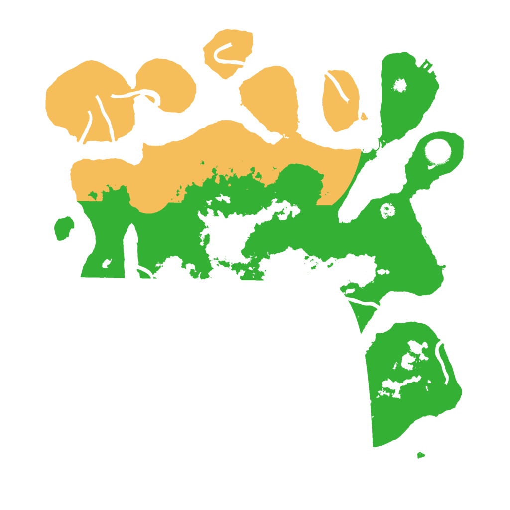 Biome Rust Map: Procedural Map, Size: 3500, Seed: 1600764