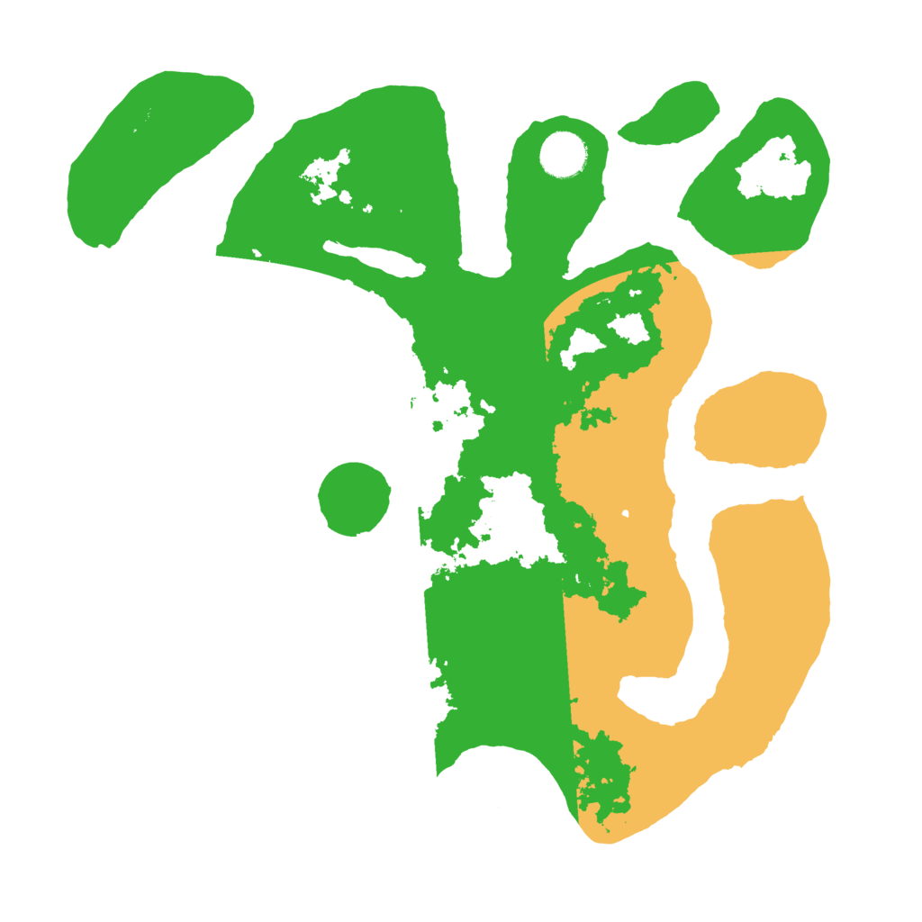 Biome Rust Map: Barren, Size: 3500, Seed: 2448866