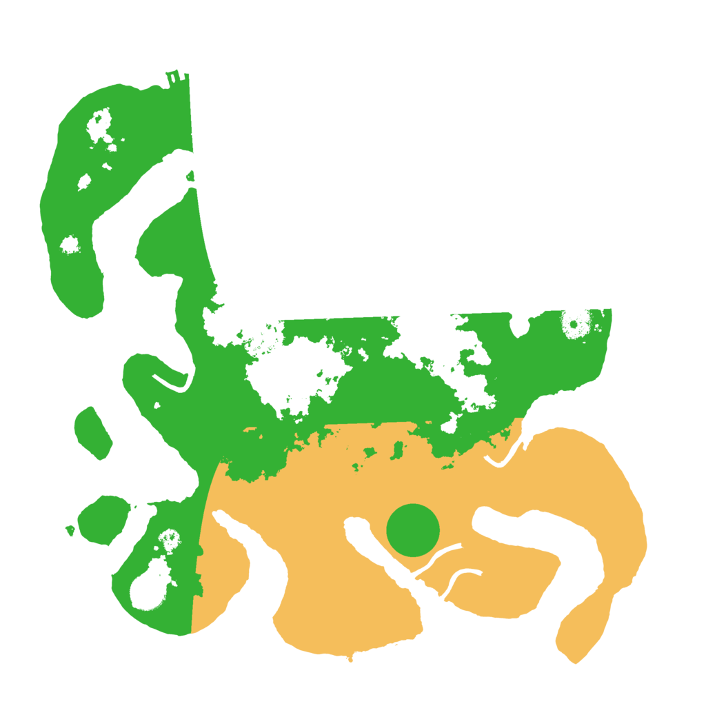 Biome Rust Map: Procedural Map, Size: 3500, Seed: 4518817