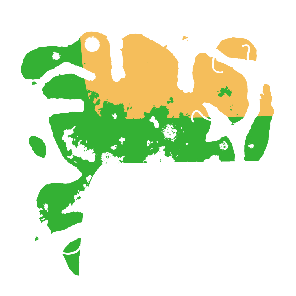 Biome Rust Map: Procedural Map, Size: 3500, Seed: 1257241