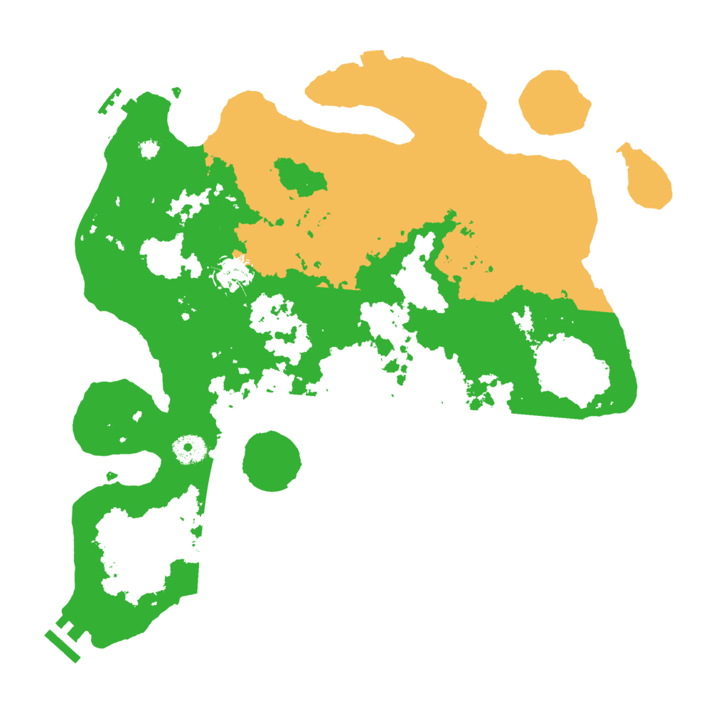 Biome Rust Map: Procedural Map, Size: 3500, Seed: 6431944