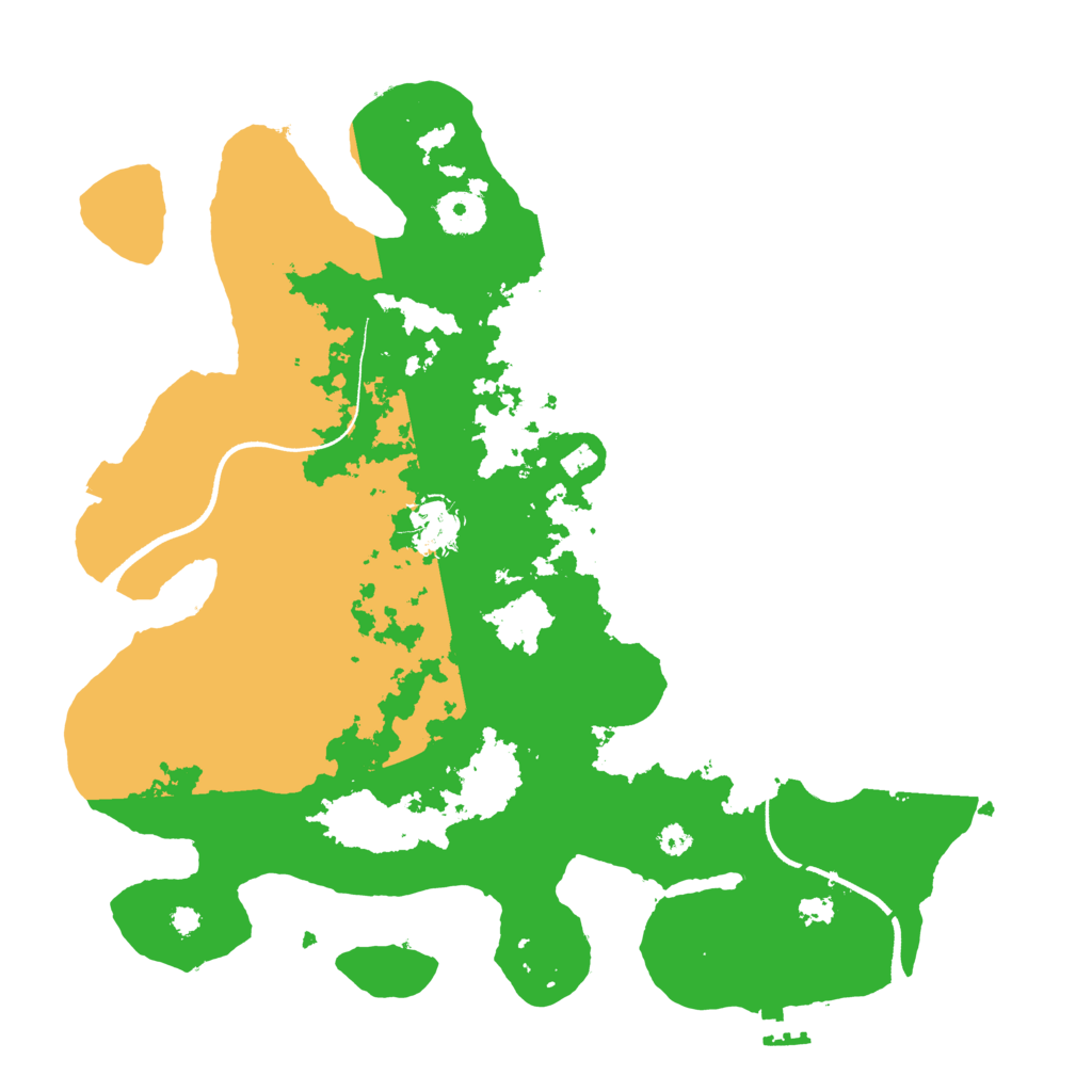 Biome Rust Map: Procedural Map, Size: 3500, Seed: 1052957