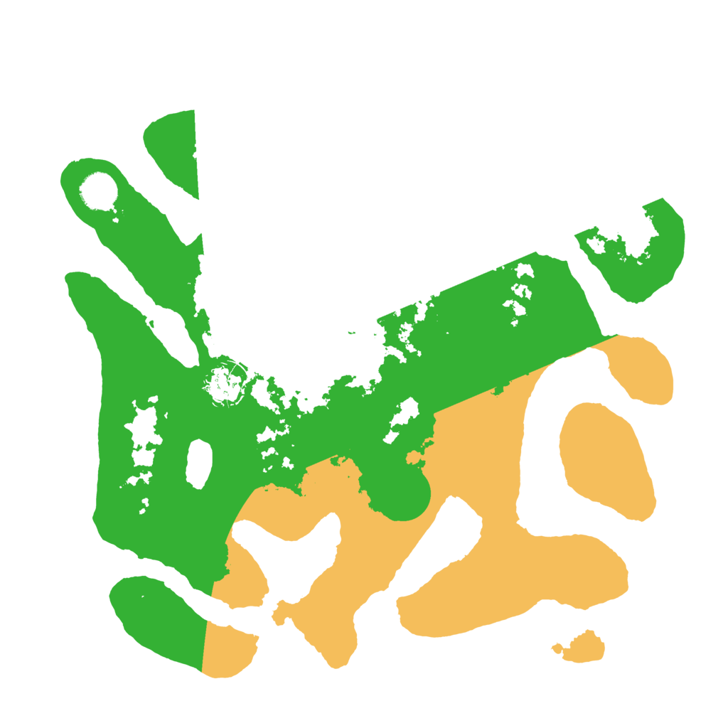 Biome Rust Map: Barren, Size: 3500, Seed: 1394789