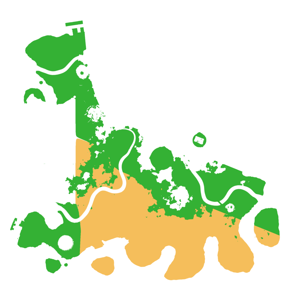 Biome Rust Map: Procedural Map, Size: 3500, Seed: 5771796
