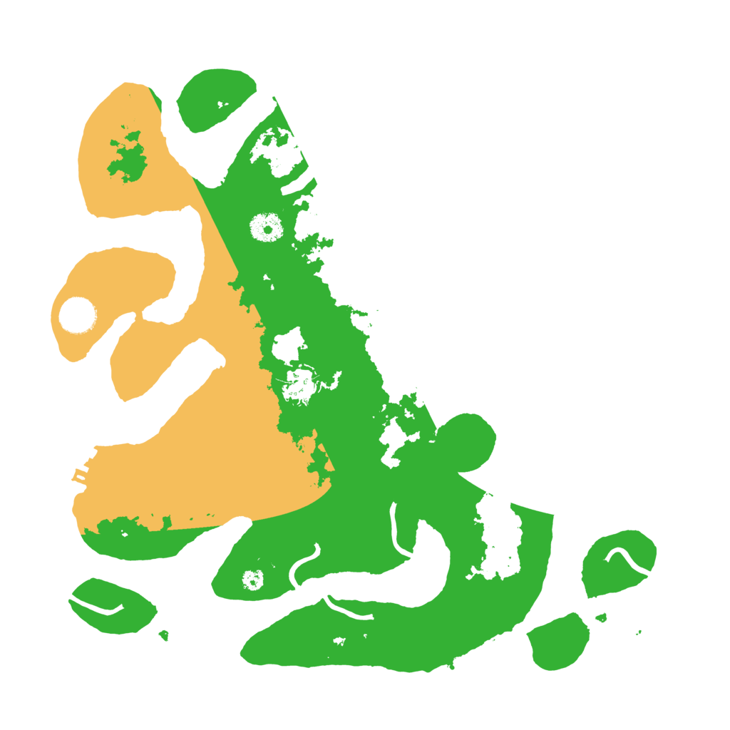 Biome Rust Map: Procedural Map, Size: 3500, Seed: 438384