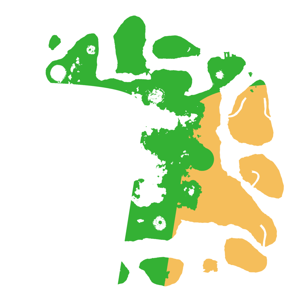 Biome Rust Map: Procedural Map, Size: 3500, Seed: 2715283