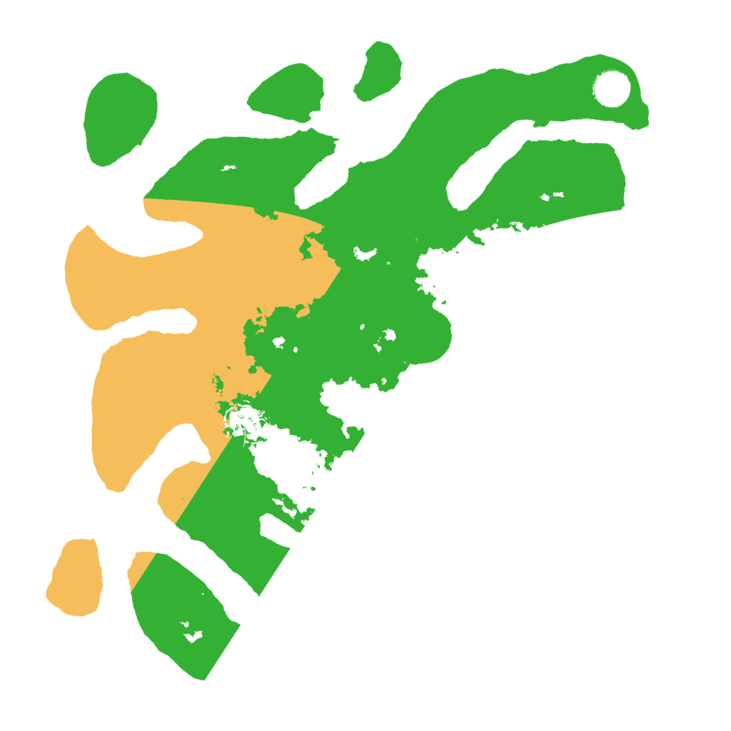 Biome Rust Map: Barren, Size: 3500, Seed: 3162655