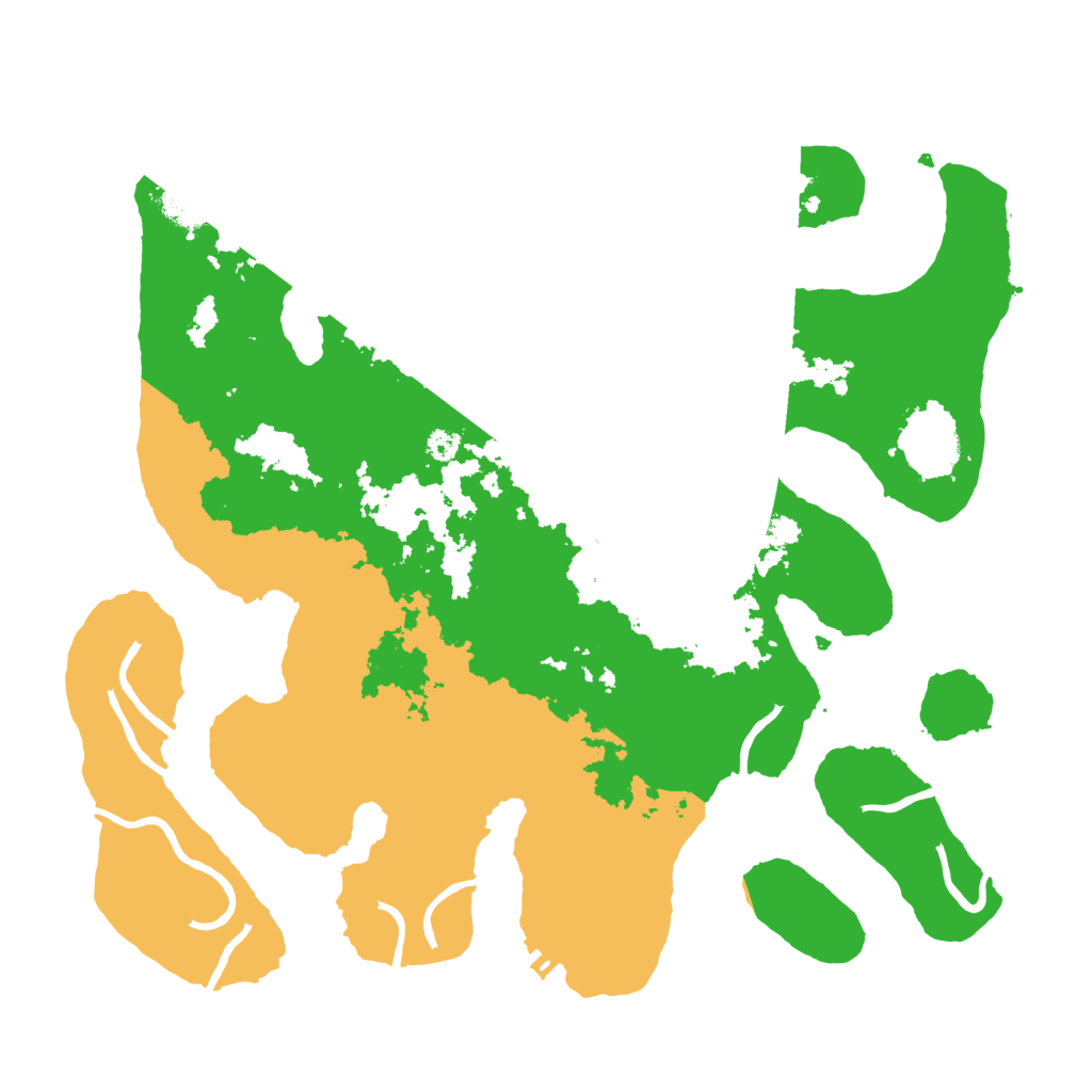 Biome Rust Map: Procedural Map, Size: 3500, Seed: 6331233