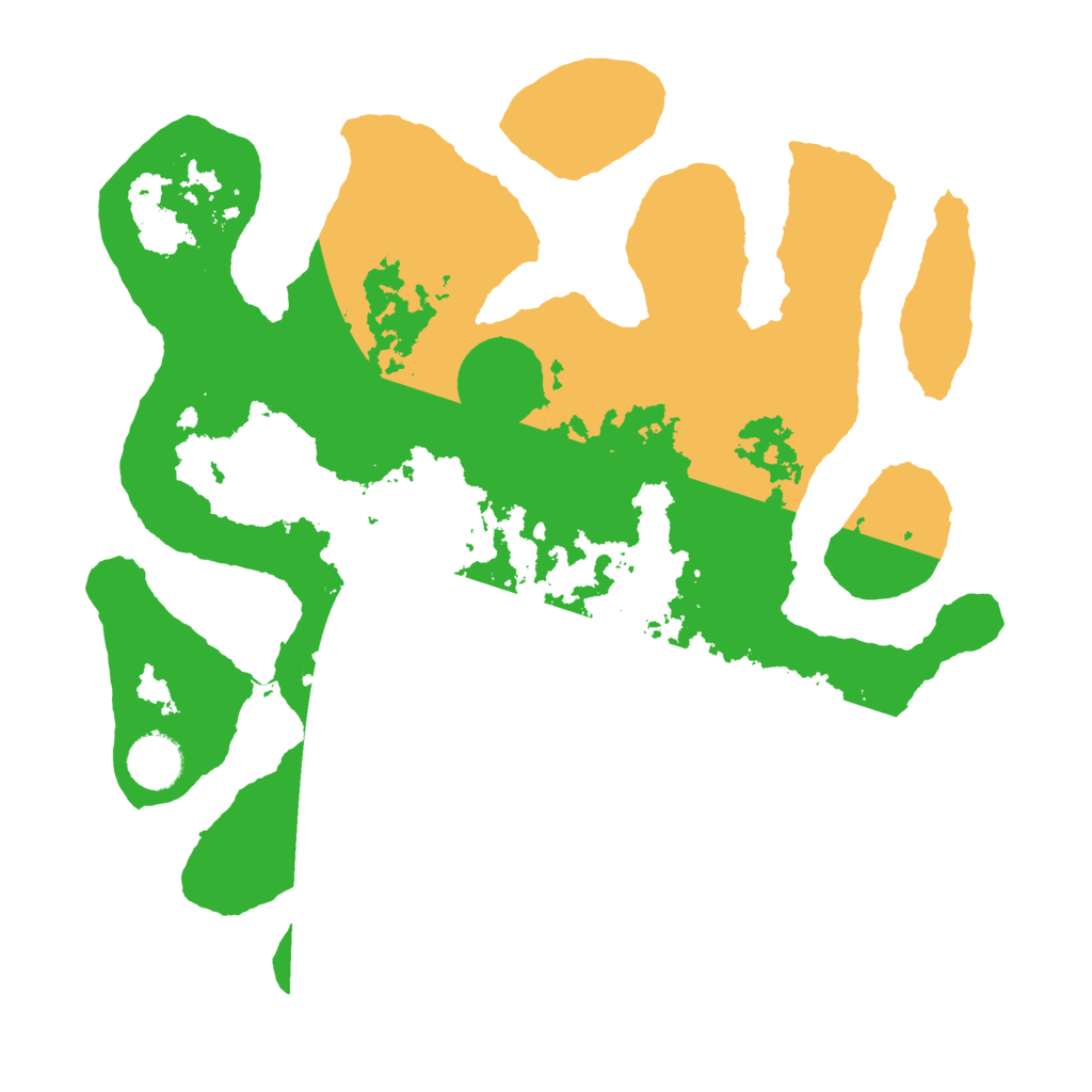 Biome Rust Map: Barren, Size: 3500, Seed: 2527575