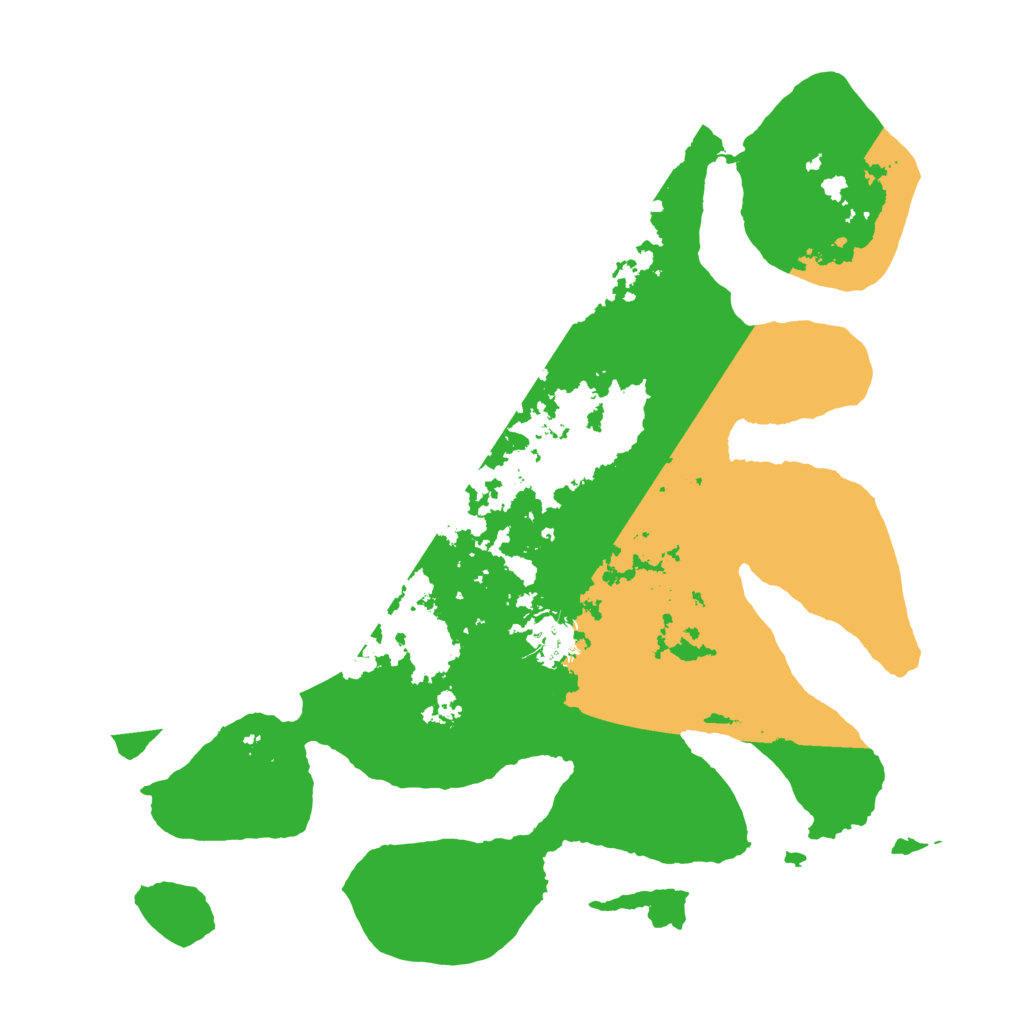 Biome Rust Map: Barren, Size: 3500, Seed: 1775053