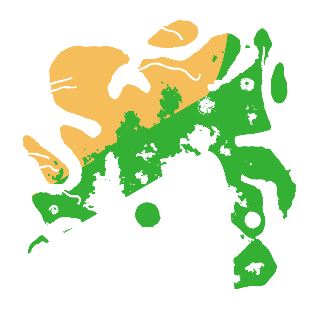 Biome Rust Map: Procedural Map, Size: 3500, Seed: 5095215