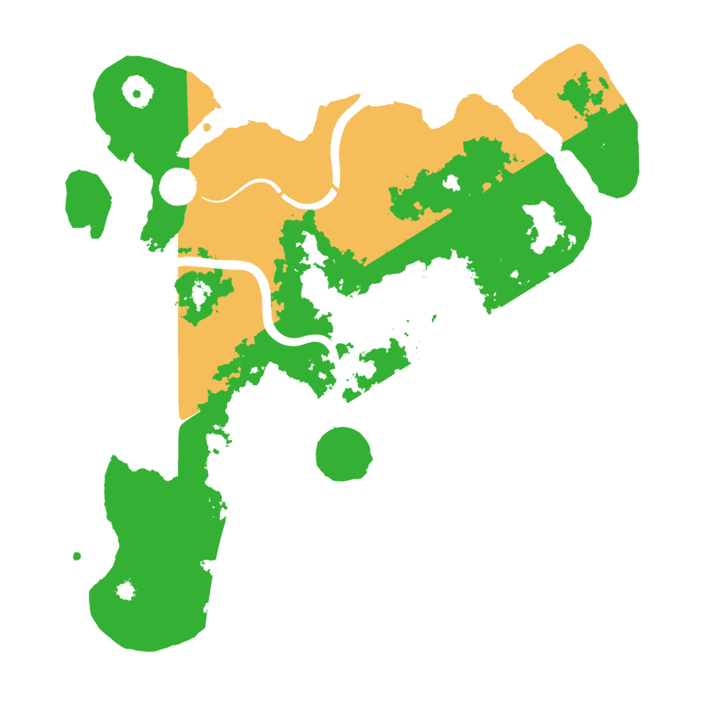 Biome Rust Map: Procedural Map, Size: 3500, Seed: 4225300