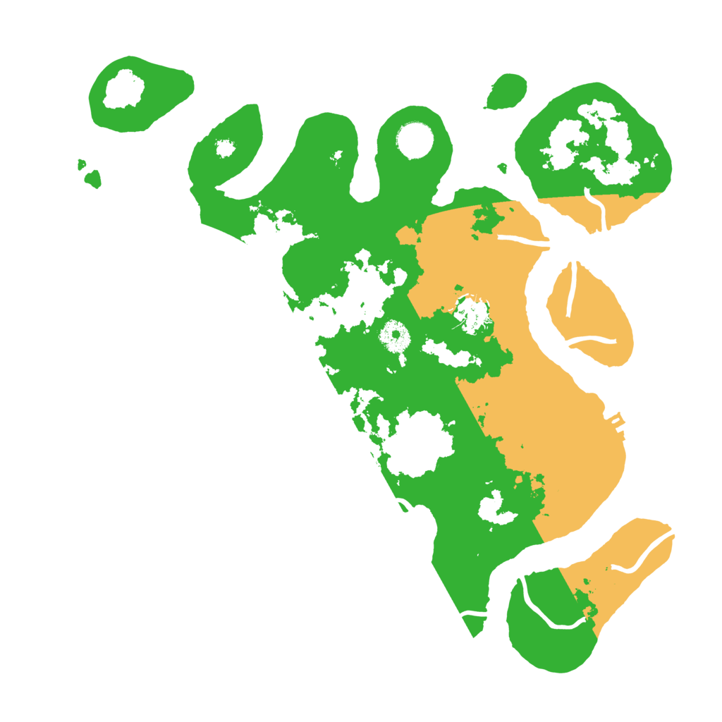 Biome Rust Map: Procedural Map, Size: 3500, Seed: 1620012